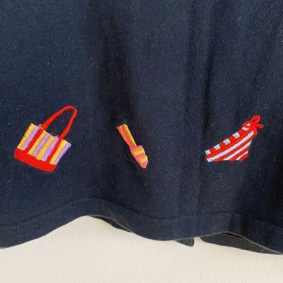Michael Simon Jacket Cardigan Vintage Small with Bikini and Beachy Embroidery - Picture 5 of 7